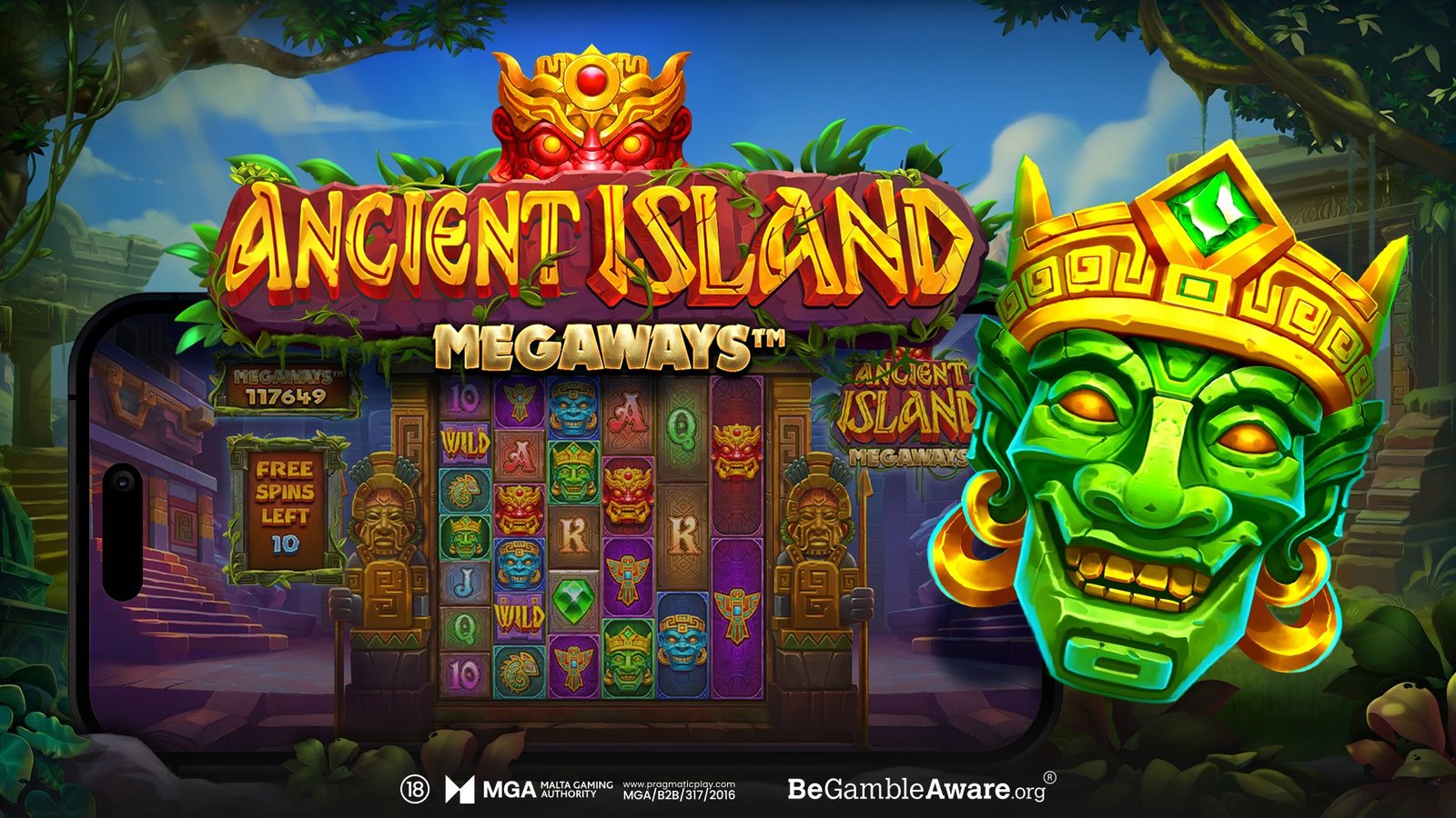 에인션트 아일랜드 메가웨이 슬롯 프라그마틱플레이 프리스핀 리뷰